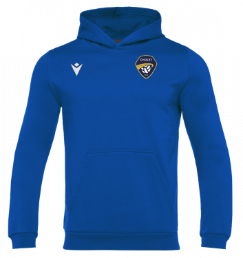 Sweat capuche banjo hero bleu roi logo b