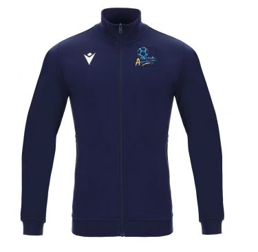 Veste coton beat navy logo brodé