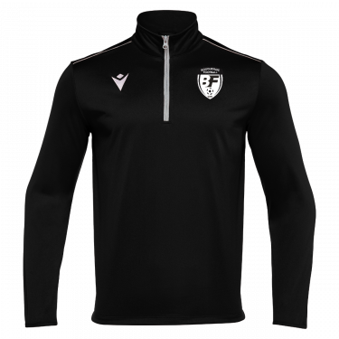 Sweat 1/4 zip havel noir avec logo brodé