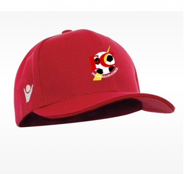 Casquette pepper rouge logo brodé