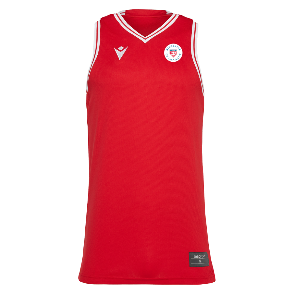 Macron Maillot basket freon rouge - logo tissé | Image 1