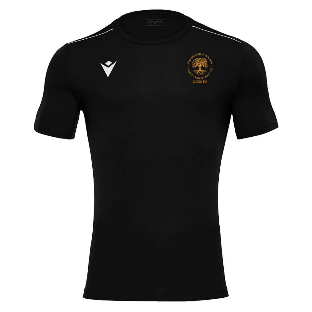 Macron Shirt rigel hero blk jr [gcse pe] | Image 1