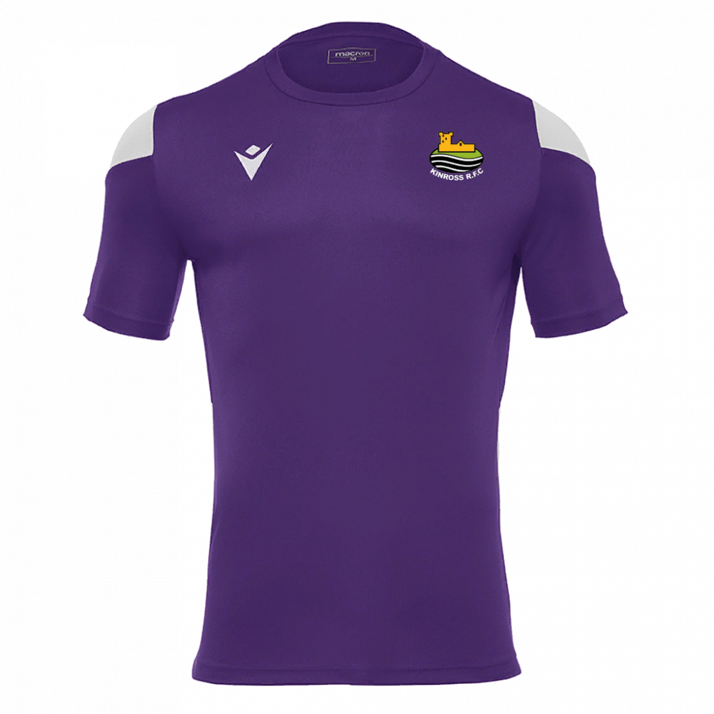 Macron Polis shirt purple /wht ss sr | Image 1
