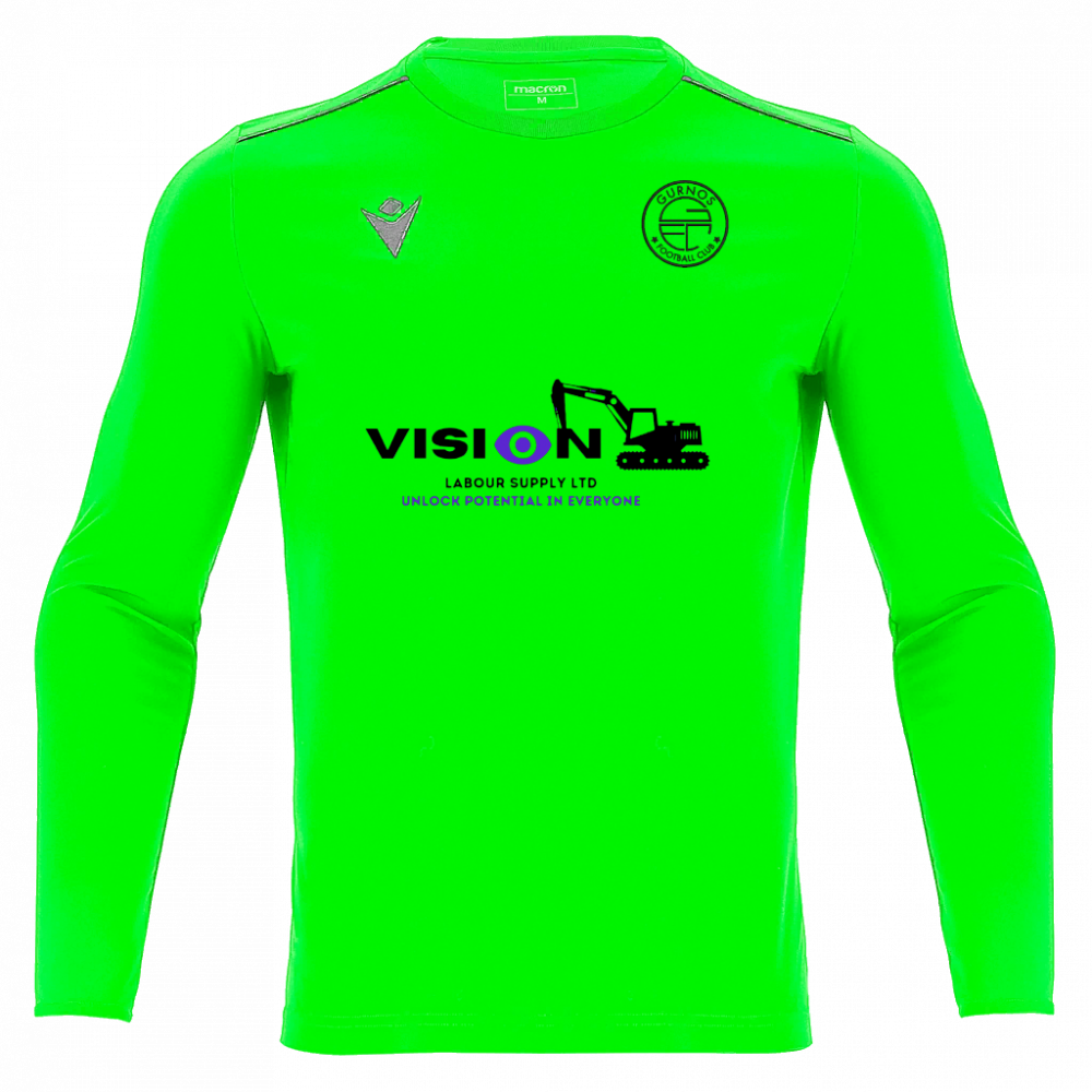 Macron [u12s-u15s] rigel hero shirt ls ngrn sr | Image 1