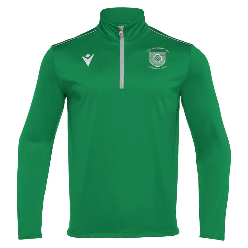 Macron Havel 1/4 zip jersey grn jr | Image 1