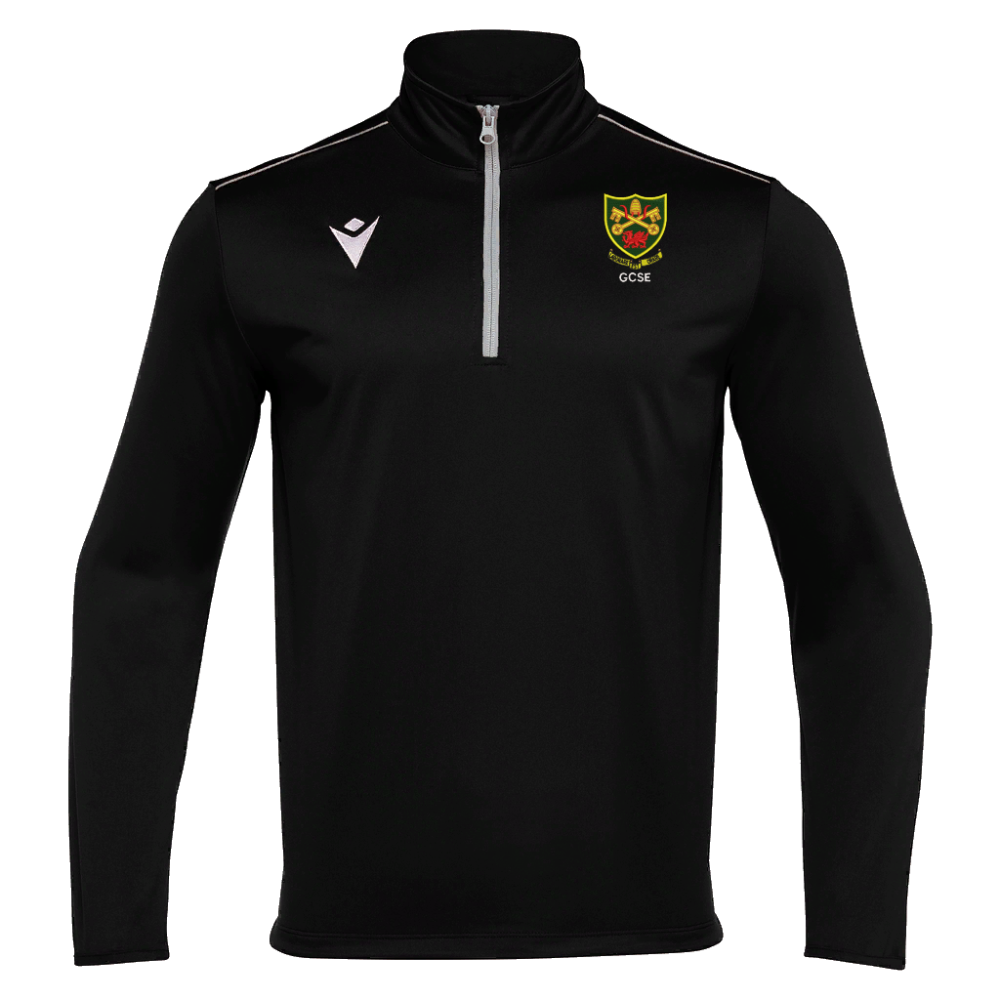 Macron Havel 1/4 zip jersey blk sr [gcse] | Image 1