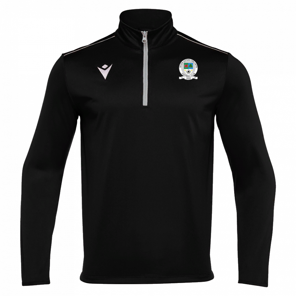 Macron Havel 1/4 zip jersey blk jr | Image 1