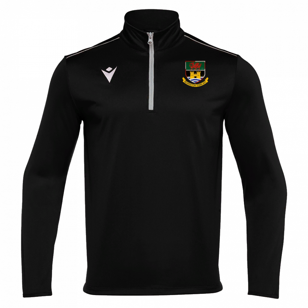 Macron Havel 1/4 zip jersey blk jr | Image 1