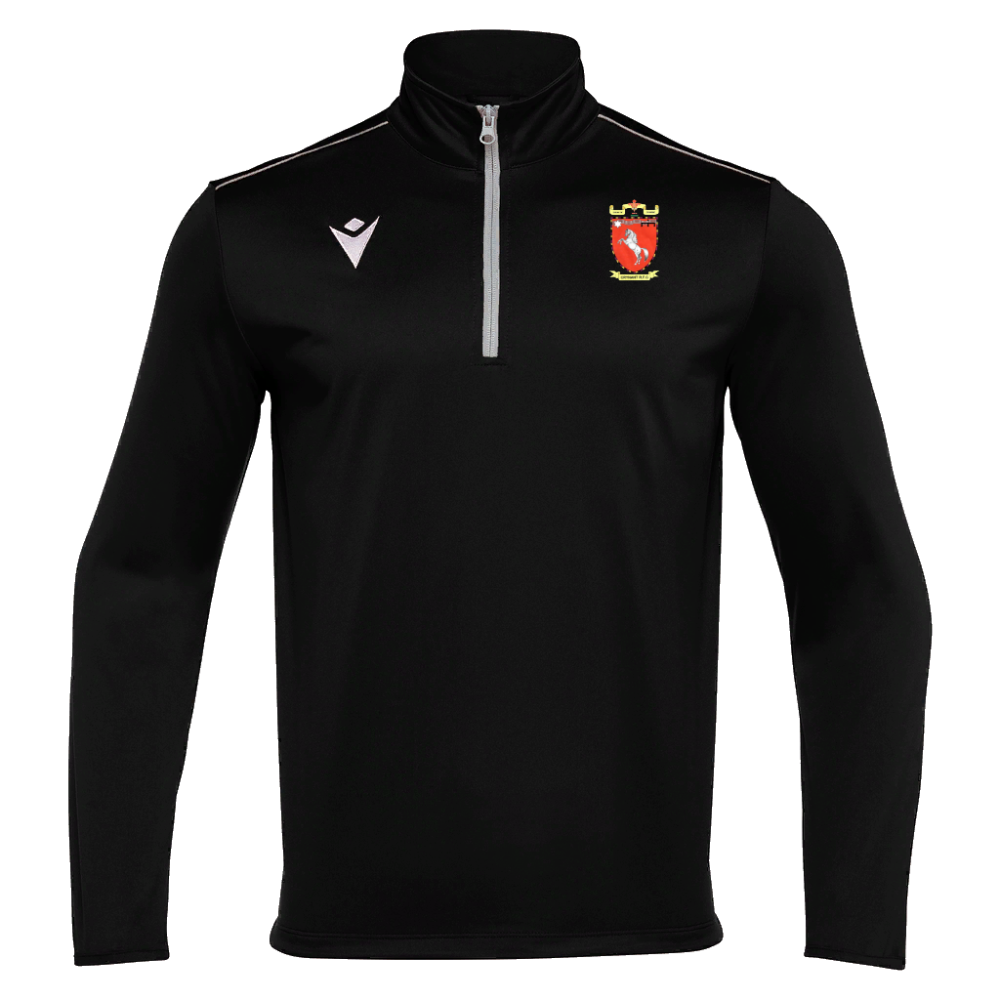 Macron Havel 1/4 zip jersey blk sr | Image 1