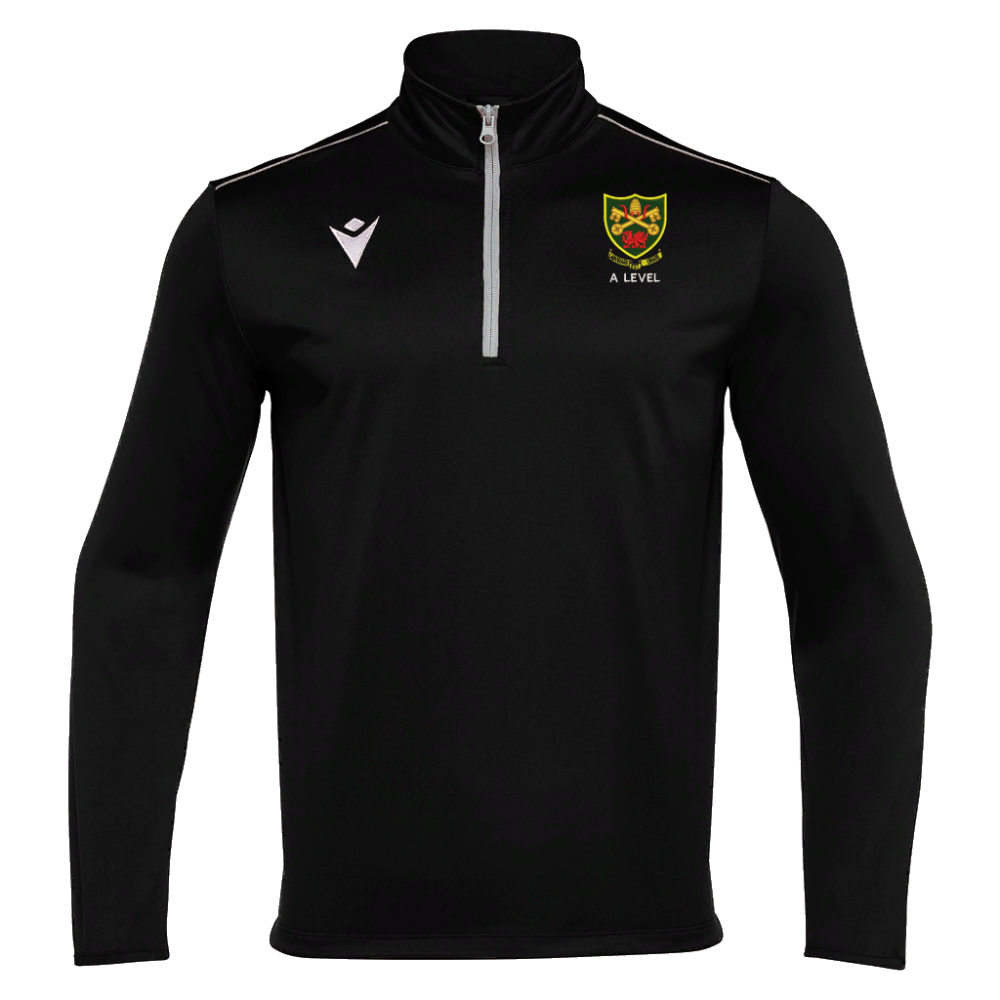 Macron Havel 1/4 zip jersey blk jr [a level] | Image 1