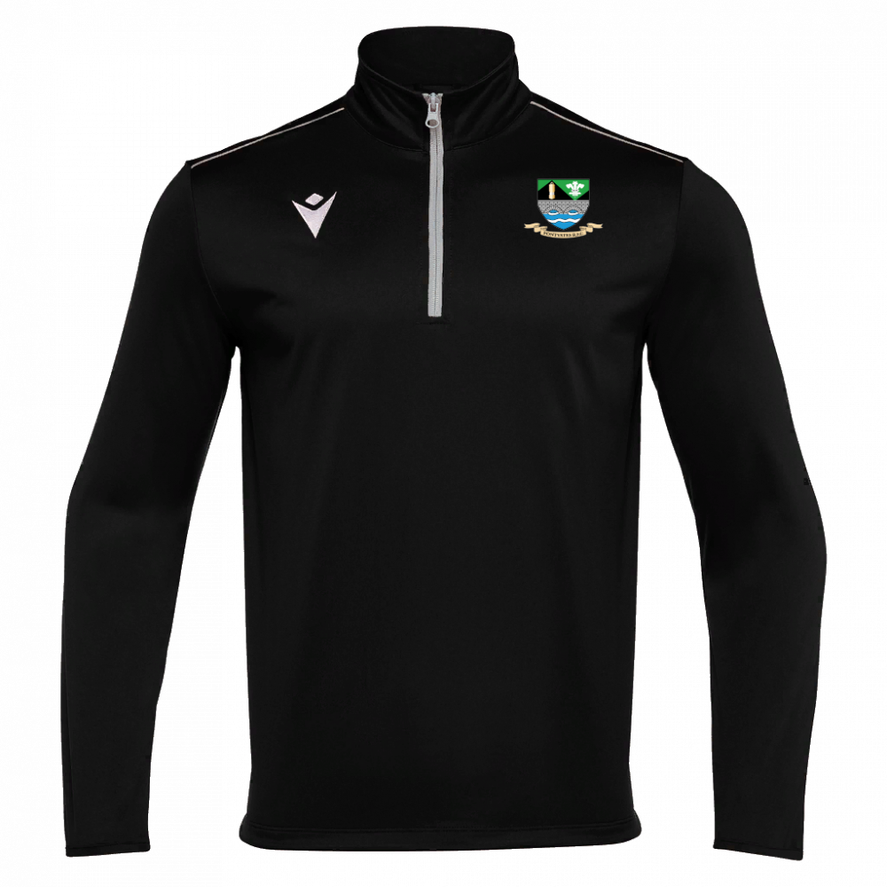 Macron Havel 1/4 zip top blk sr | Image 1