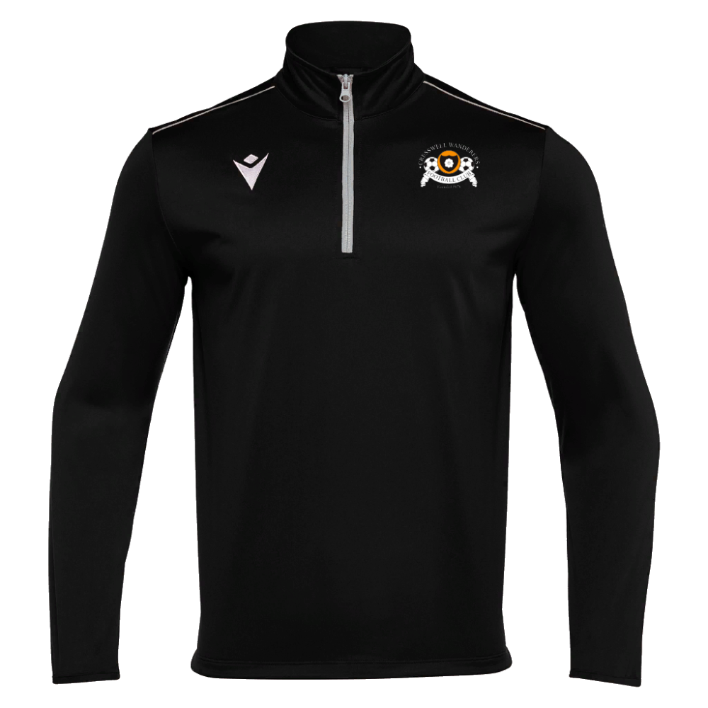 Macron Havel 1/4 zip jersey blk jr | Image 1