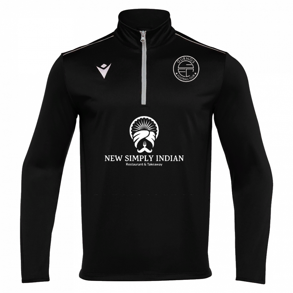 Macron Havel 1/4 zip jersey blk sr | Image 1