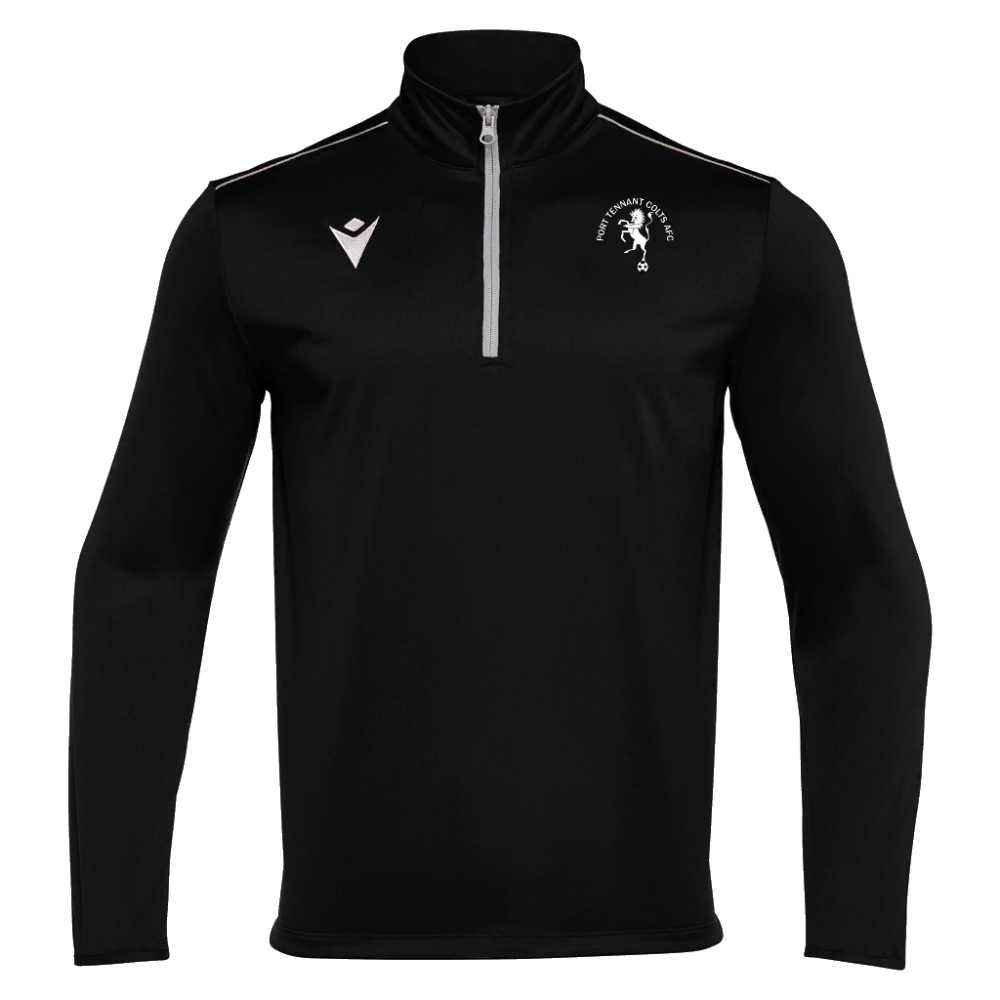 Macron Havel 1/4 zip jersey blk jr | Image 1