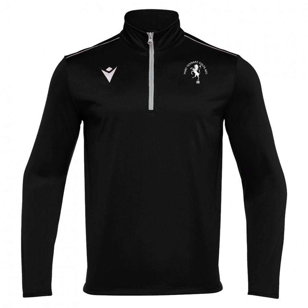 Macron Havel 1/4 zip jersey blk sr | Image 1