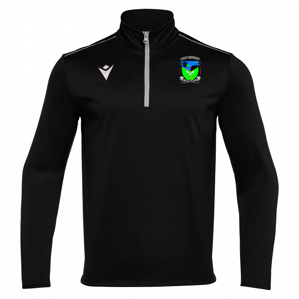 Macron Havel 1/4 zip jersey blk sr | Image 1