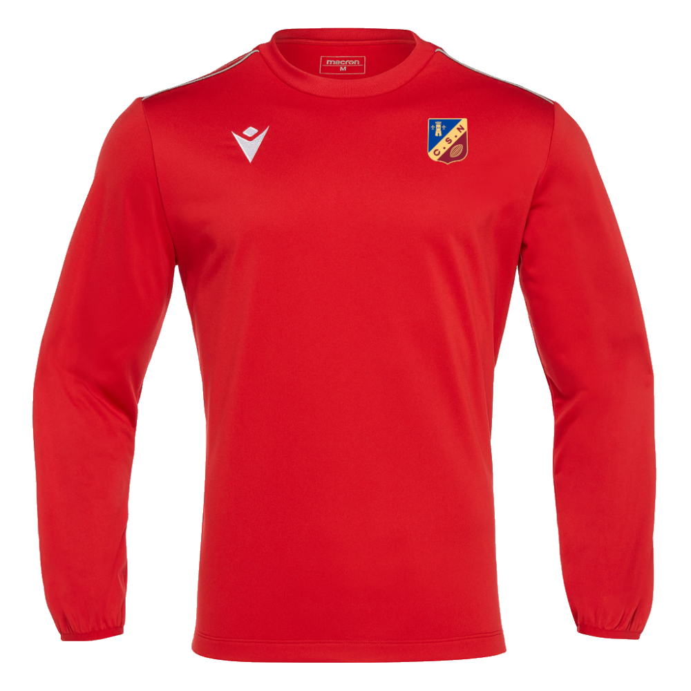 Macron Sweat salzach rouge - logoté | Image 1