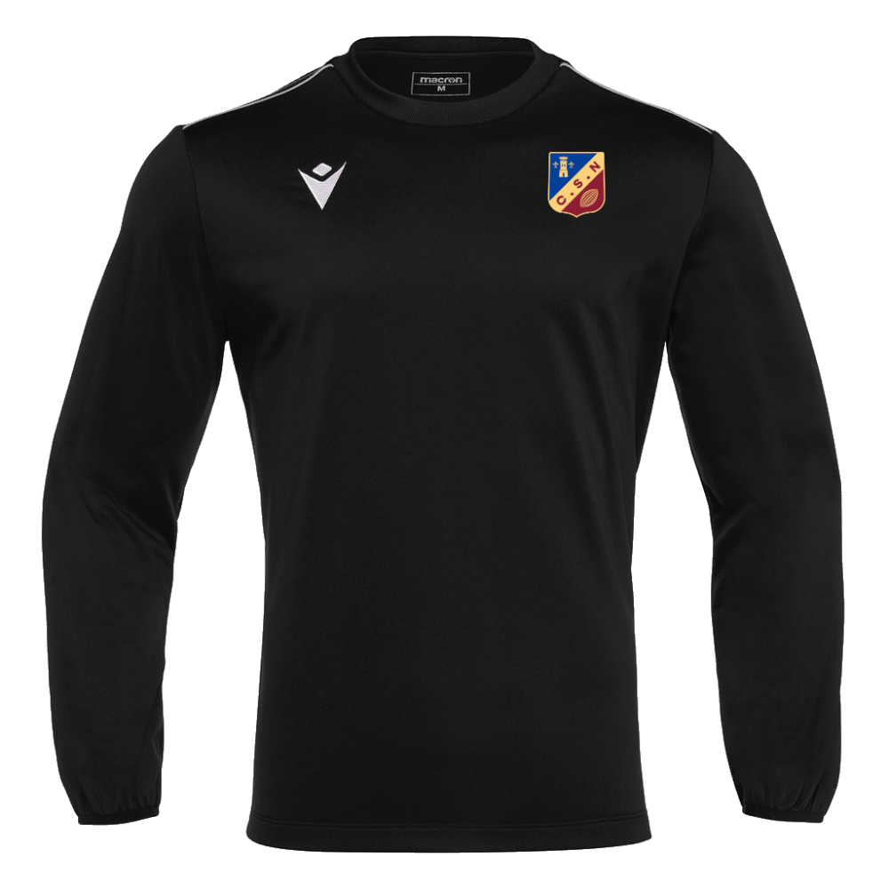 Macron Sweat salzach noir - logoté | Image 1