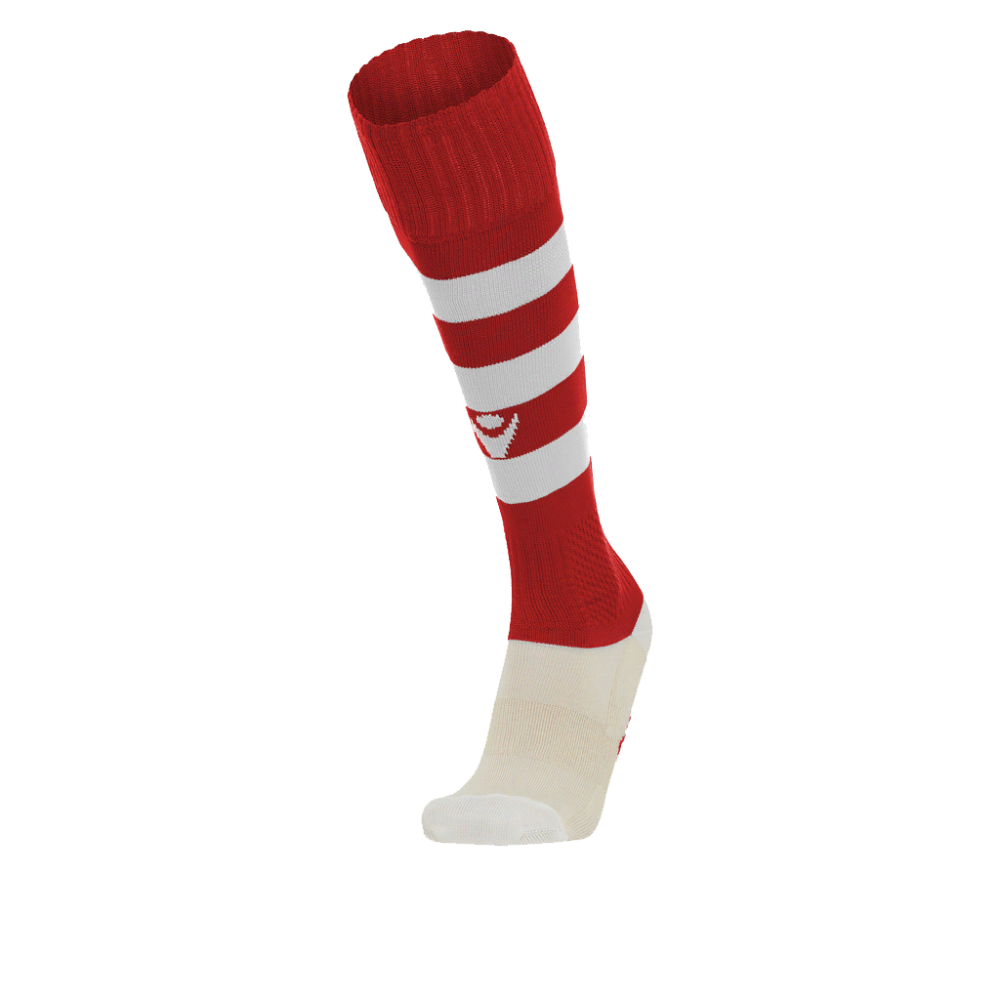 Macron Hoops socks red/wht cs | Immagine 1