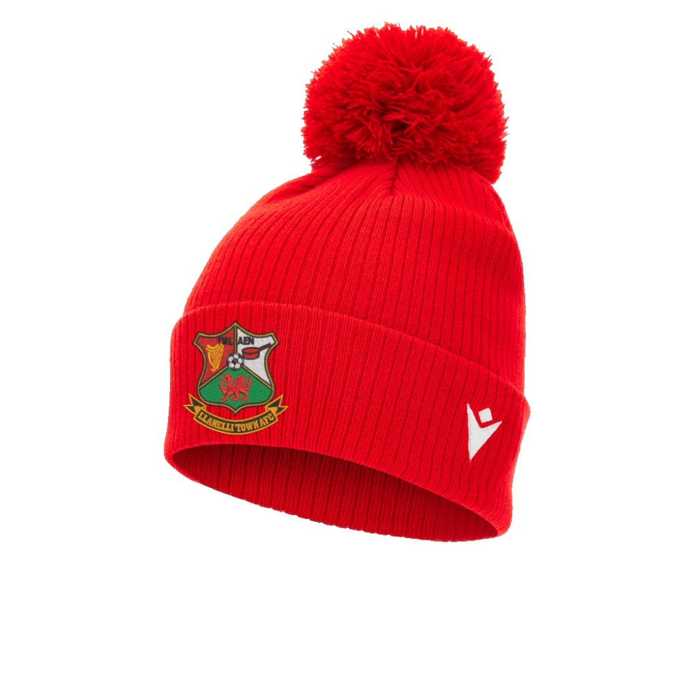 Macron Snow pom pom beanie red sr | Image 1