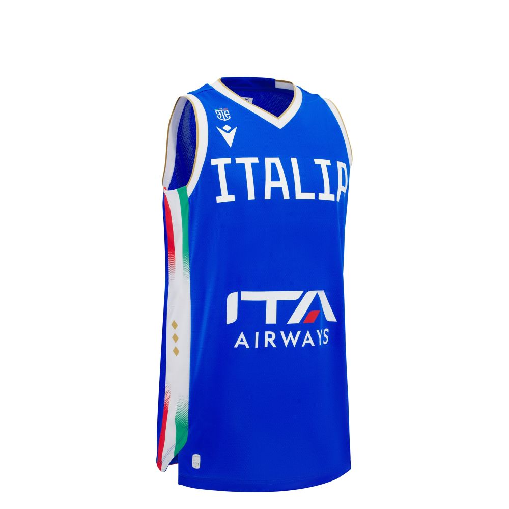 Macron Canotta away da bambino italbasket 2025/26 | Immagine 1
