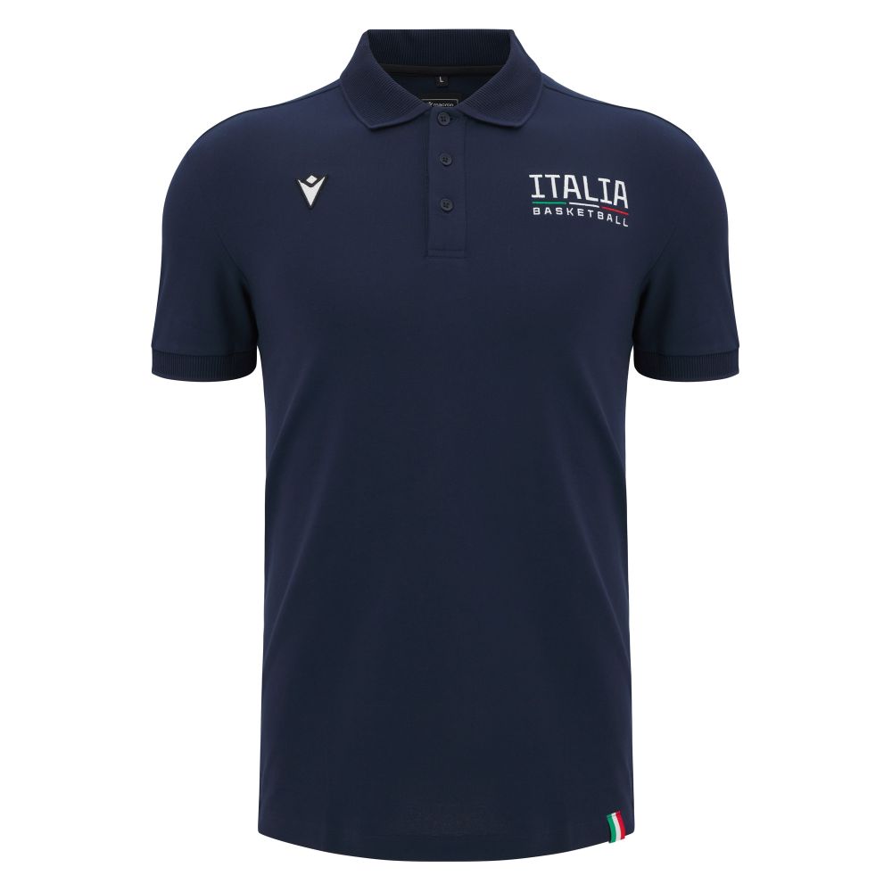 Macron Polo da uomo athleisure italbasket 2025/26 | Immagine 1