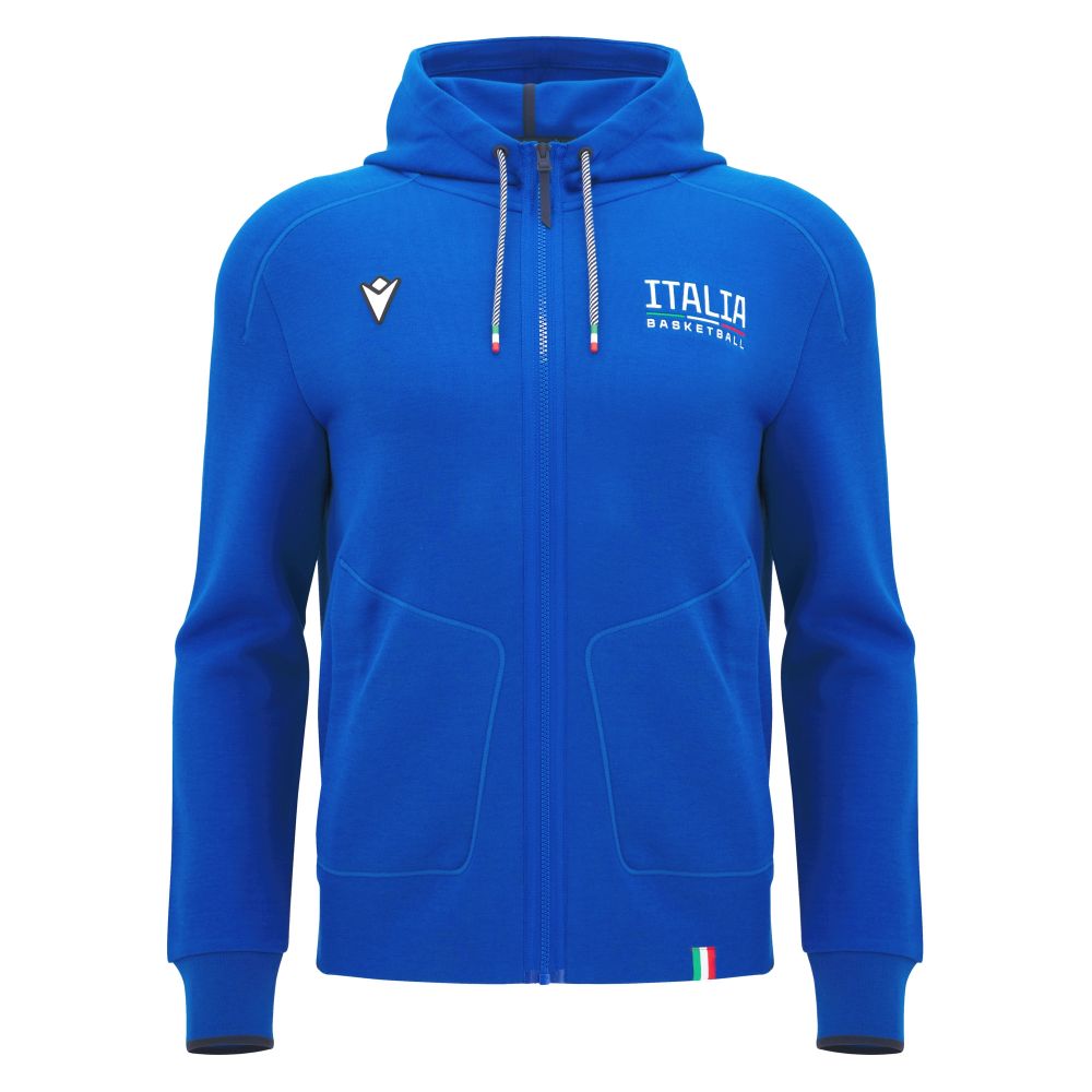 Macron Felpa con cappuccio da uomo athleisure italbasket 2025/26 | Immagine 1