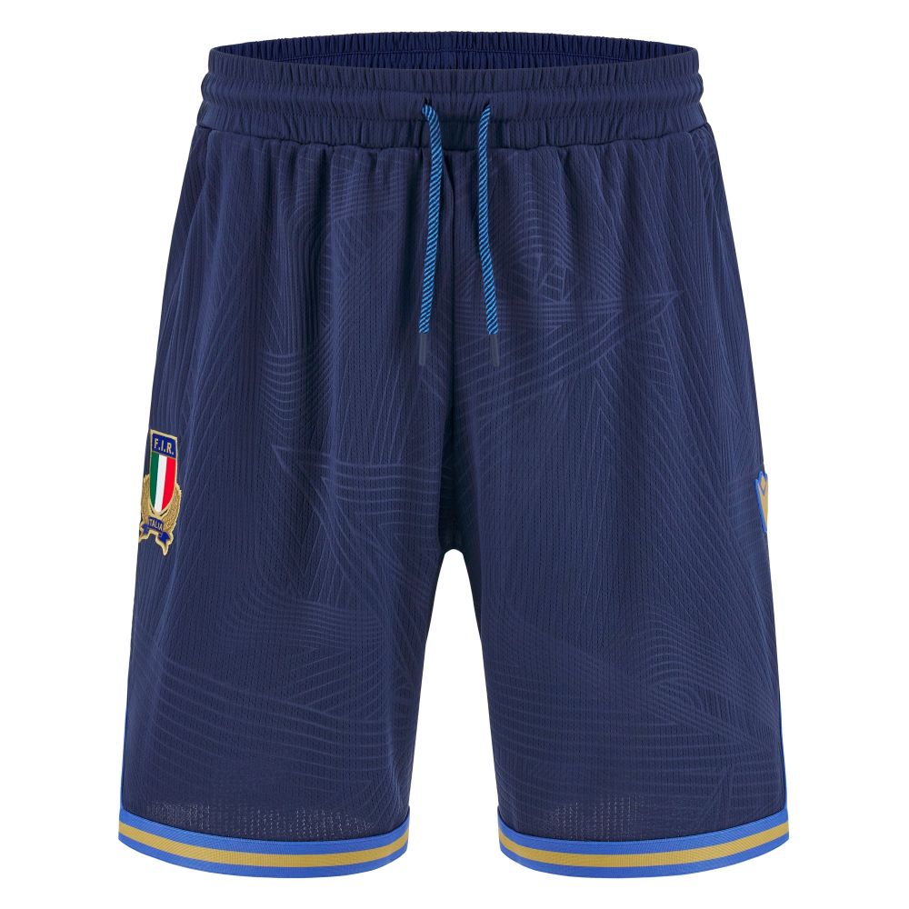 Macron Pantaloncino da allenamento athleisure italia rugby 2025/26 | Immagine 1