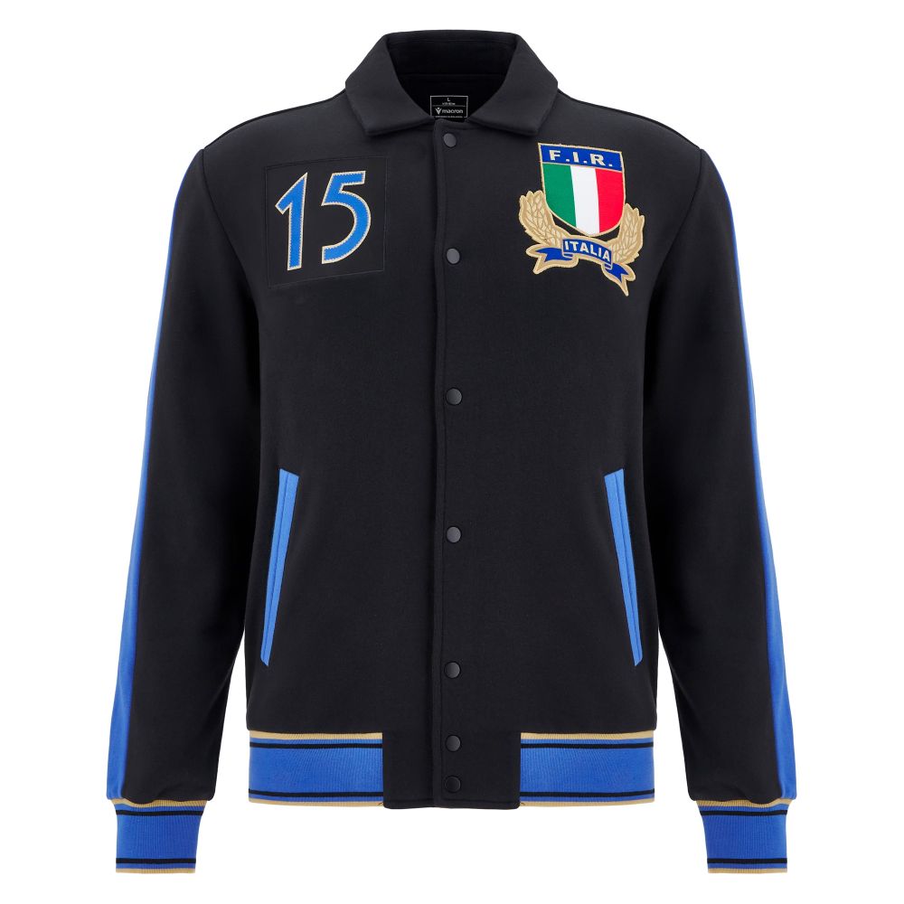 Macron Felpa college linea fan italia rugby 2025/26 jr | Immagine 1