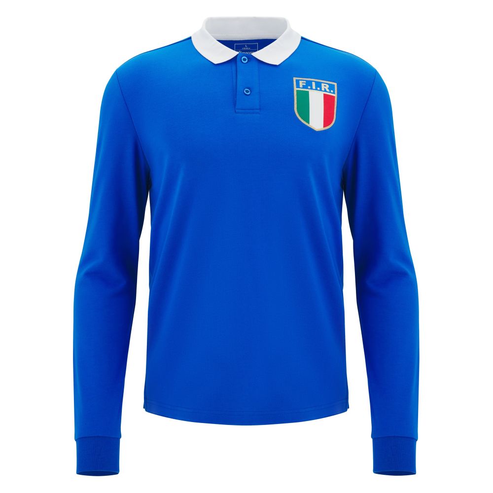 Macron T-shirt in cotone linea fan italia rugby 2025/26 | Immagine 1