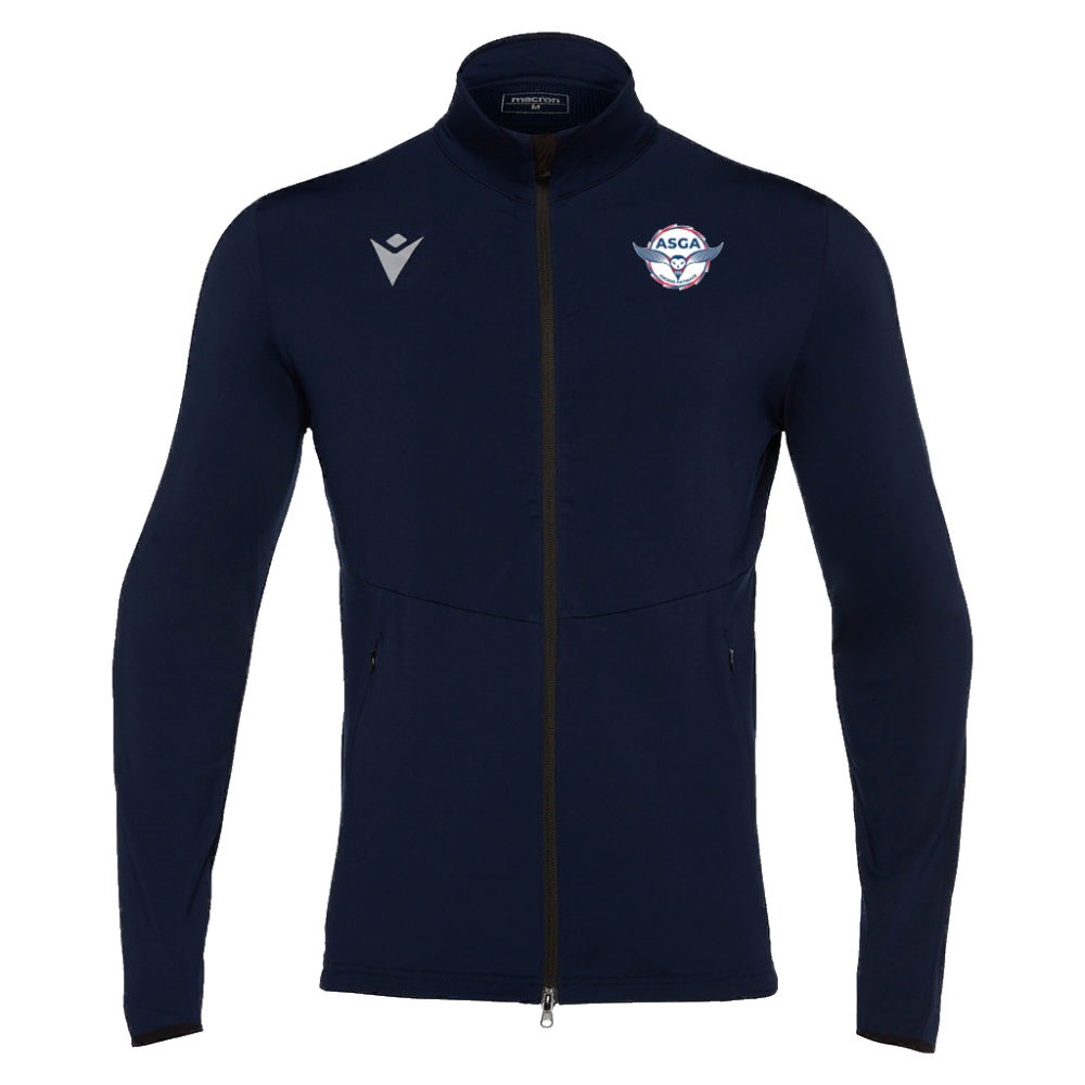 Macron Veste technique harvey navy logo c & dos | Image 1