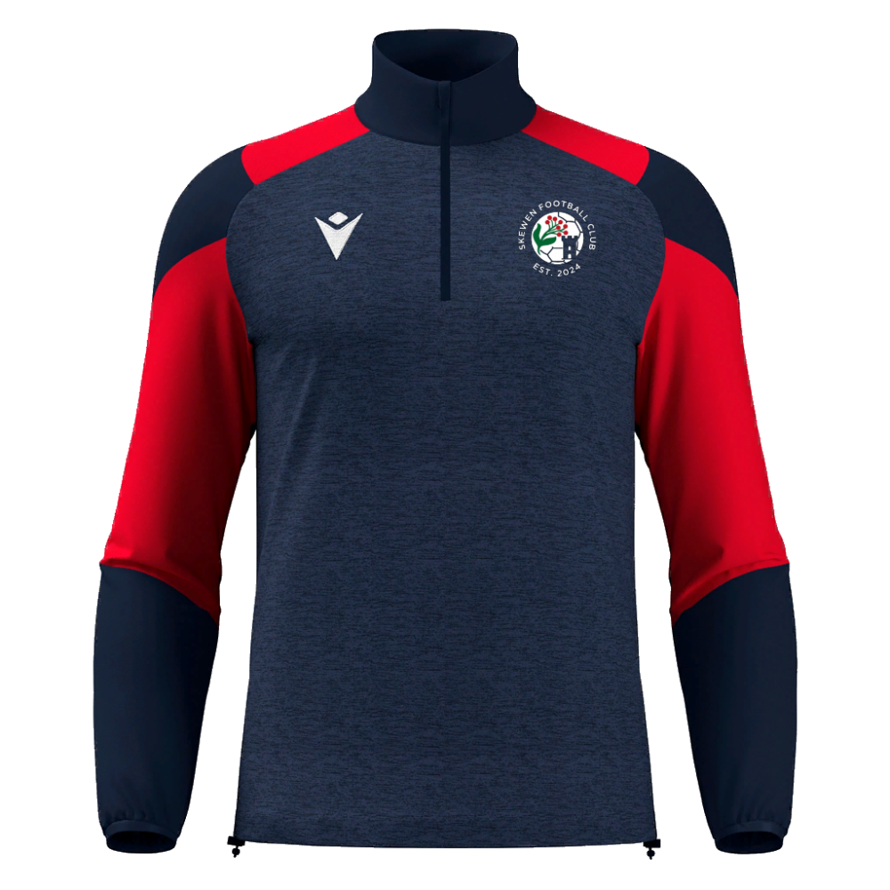 Macron Cuzco 1/4 zip jersey nvy/red sr | Image 1