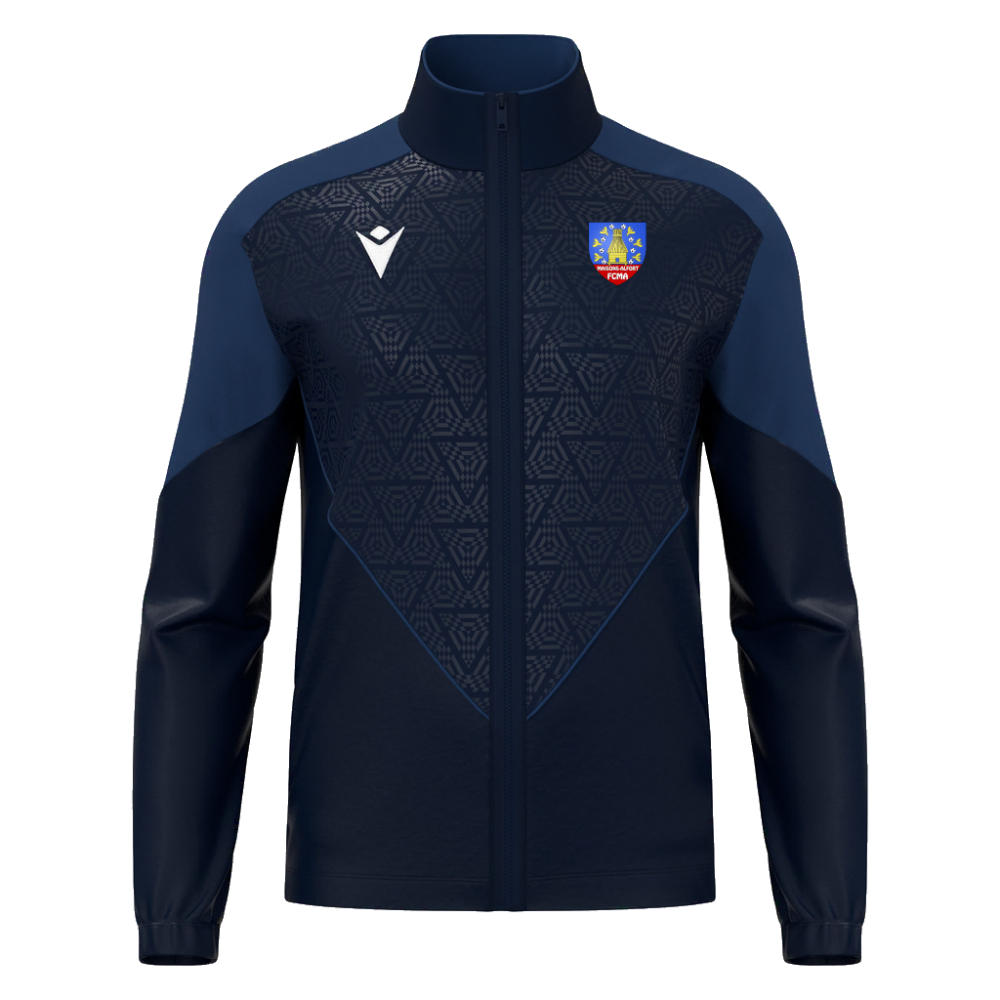 Macron Veste full zip poseidon marine - logoté | Image 1