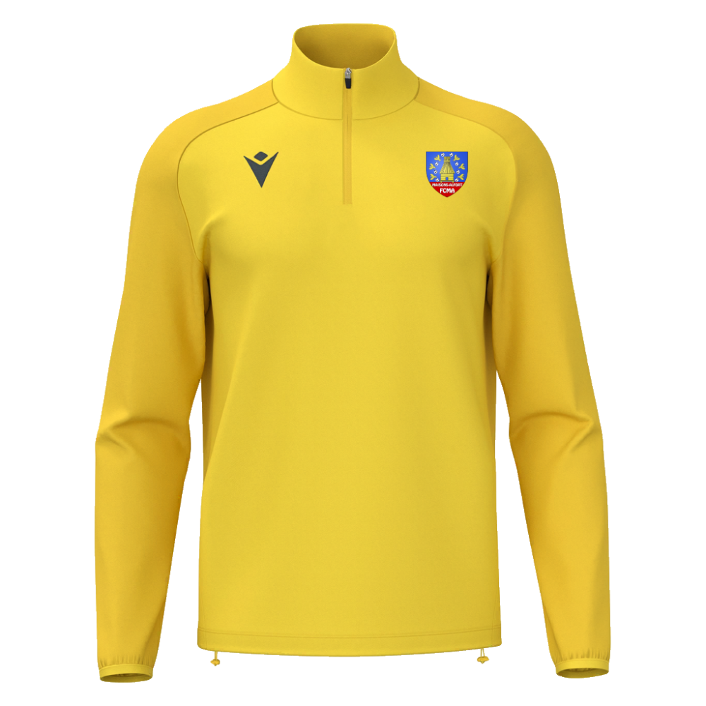 Macron Sweat 1/4 zip isen jaune - logoté | Image 1