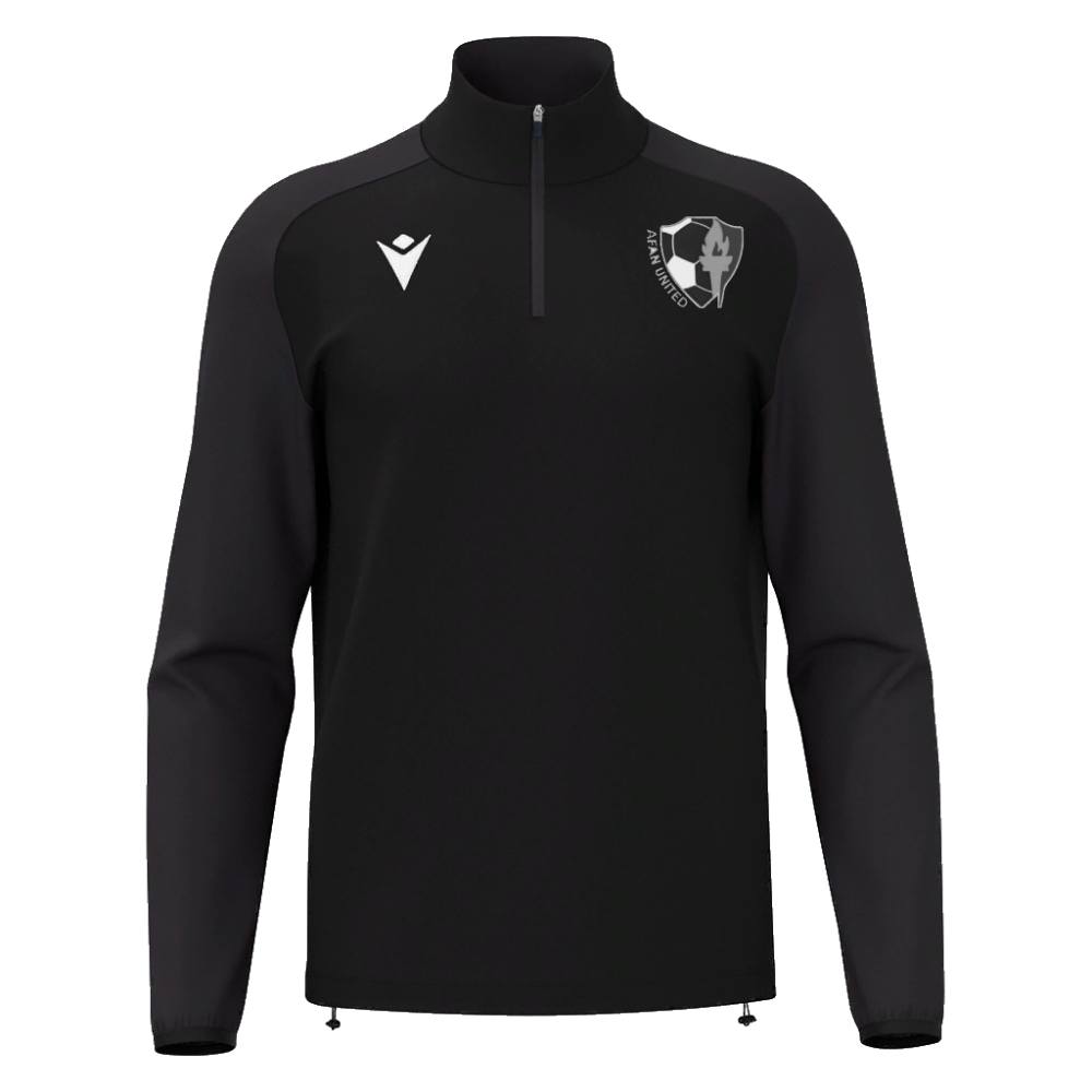 Macron Isen 1/4 zip jersey blk jr | Image 1