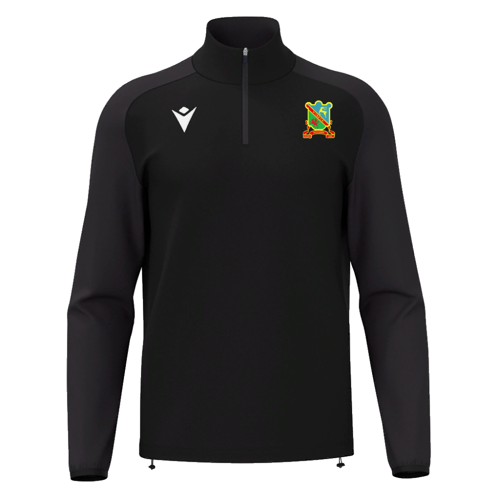 Macron Isen 1/4 zip jersey blk jr | Image 1