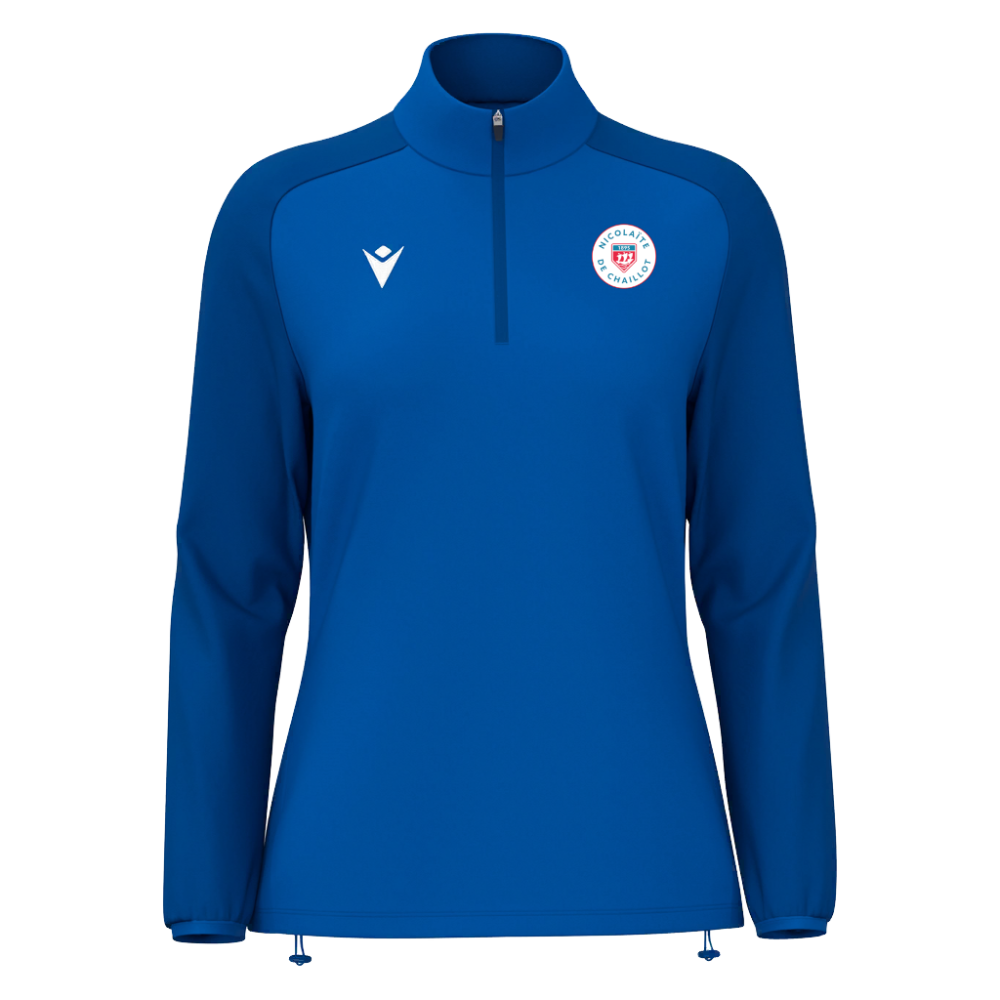 Macron Sweat femme 1/4 zip lena roy - logo silicone | Image 1