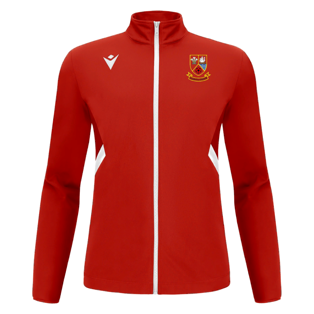 Macron Raijin full zip sweatshirt red/wht sr | Image 1