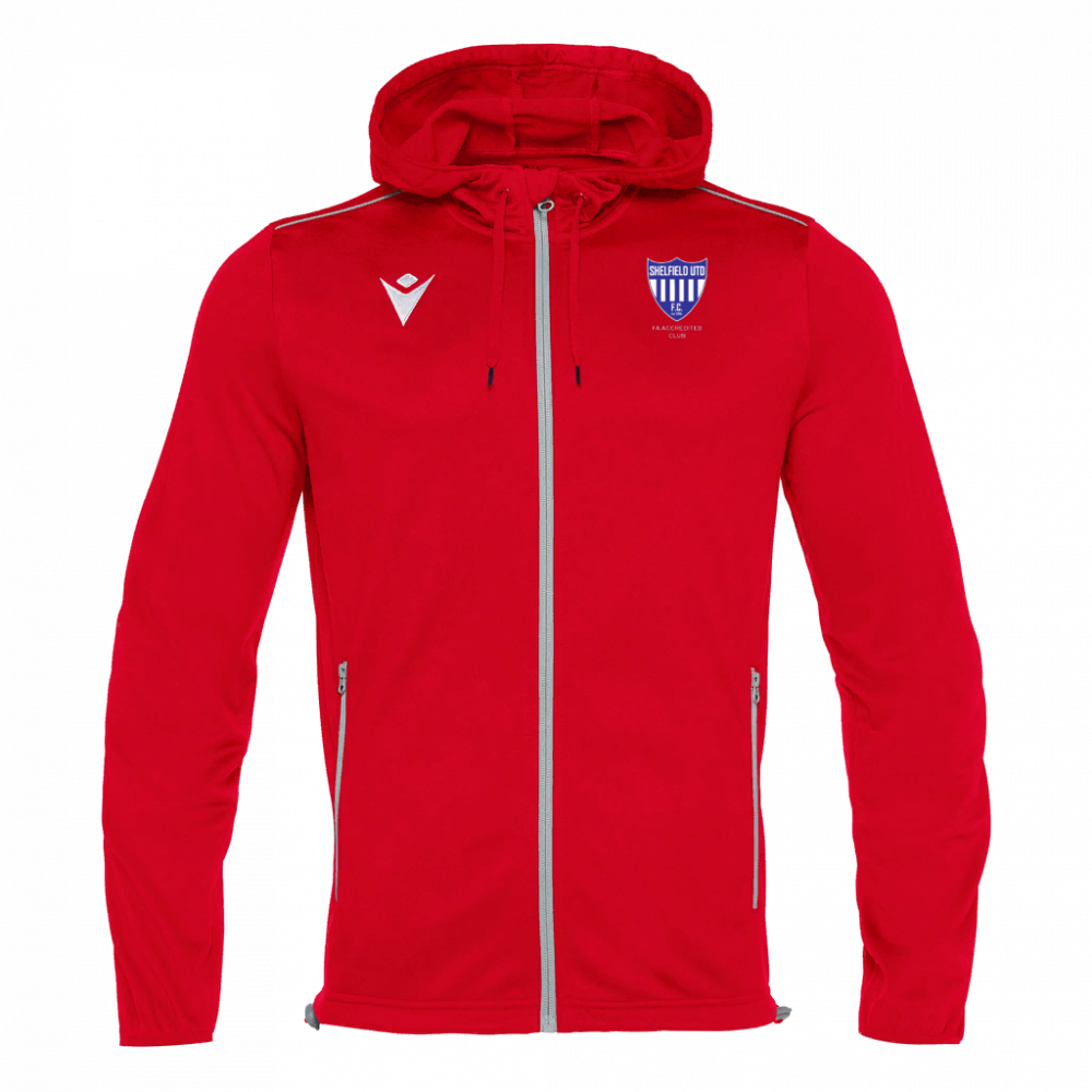 Macron Freyr full zip hoody red jr | Image 1
