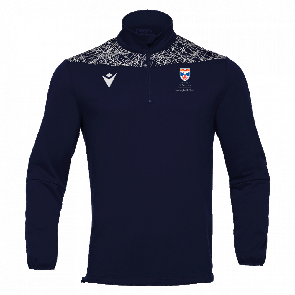 Macron Tagus 1/4 zip top nav/wht sr | Image 1
