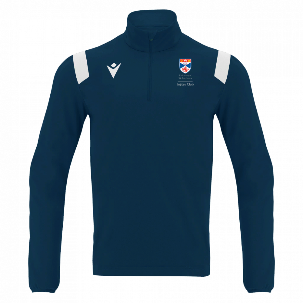 Macron Gange 1/4 zip top nav/wht jr | Image 1