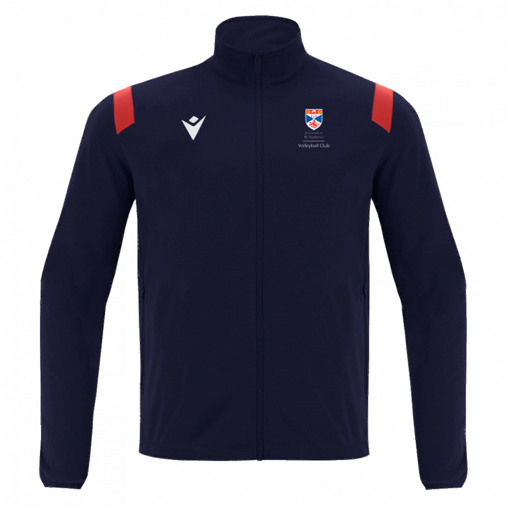 Macron Fujin full zip top nav/red jr | Image 1