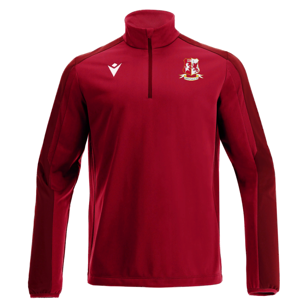 Macron Arno 1/4 zip jersey sr red | Image 1