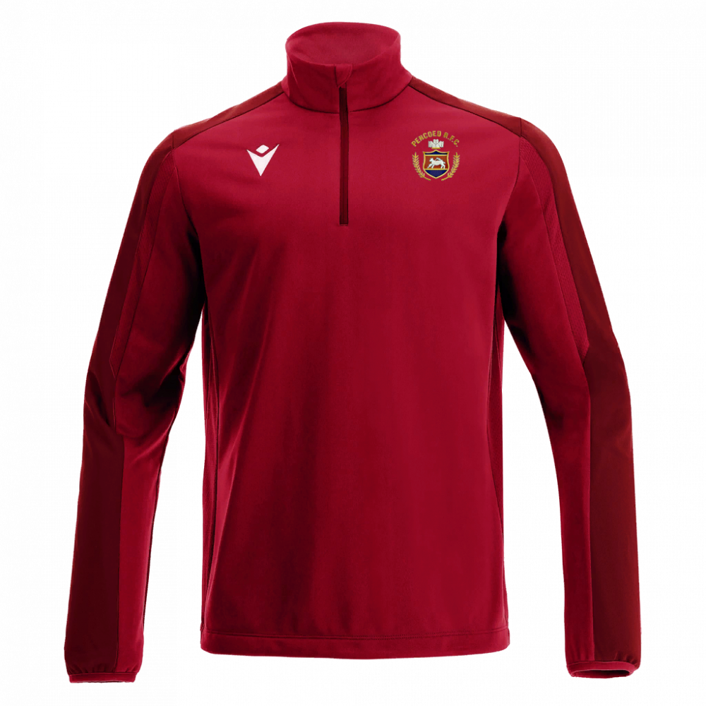 Macron Arno 1/4 zip jersey red sr | Image 1