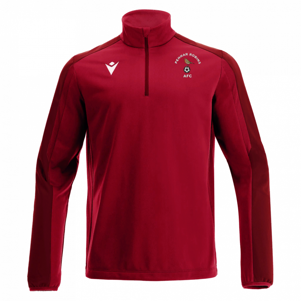 Macron Arno 1/4 zip jersey red sr | Image 1