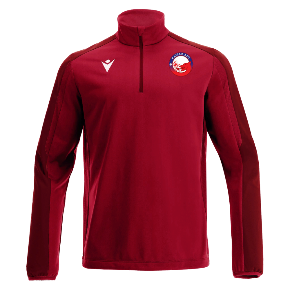Macron Arno 1/4 zip jersey red jr | Image 1