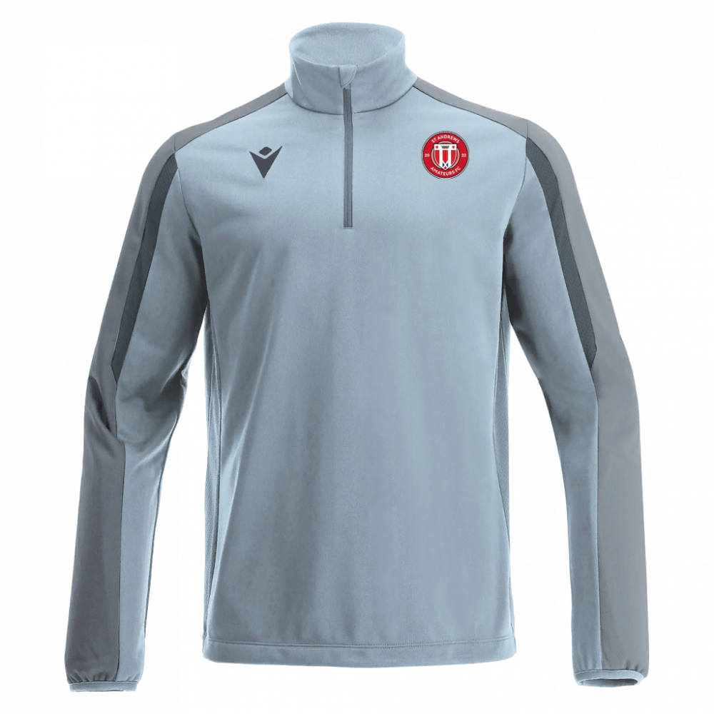 Macron Arno 1/4 zip silver jersey sr | Image 1