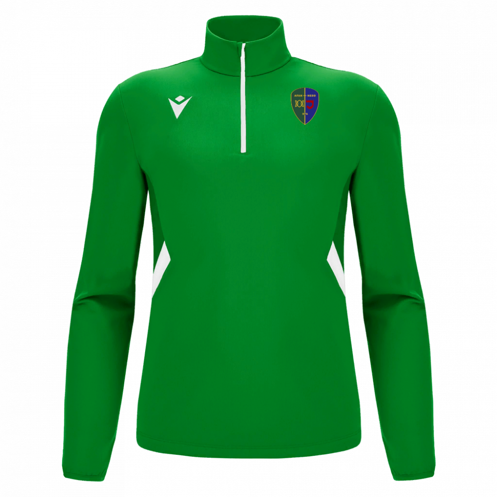 Macron Piave 1/4 zip jersey grn/wht sr afan nedd | Image 1