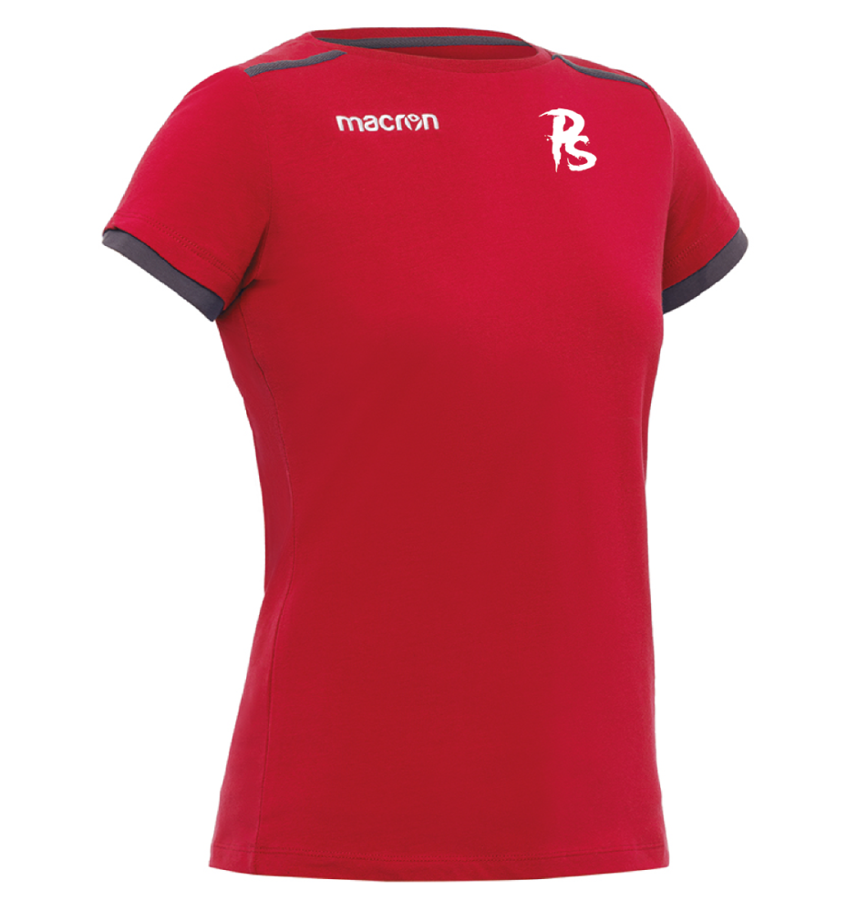 Macron Ps team women t-shirt red/wht | Bild 1