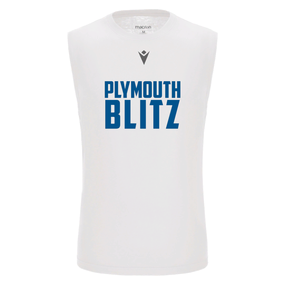 Macron Mp 151 hero sleeveless shirt wht sr | Image 1